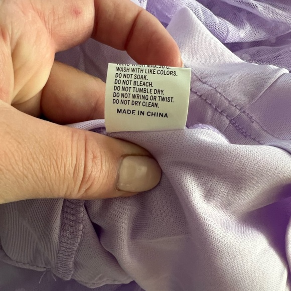 Lilac tiered maternity dress XL - Picture 5 of 5